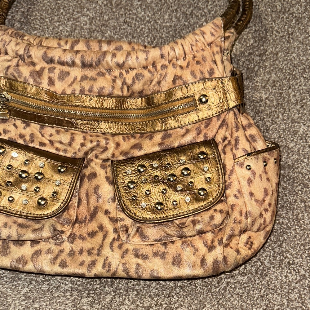 Unique Y2K Leopard Print Handbag - Picture 5 of 16